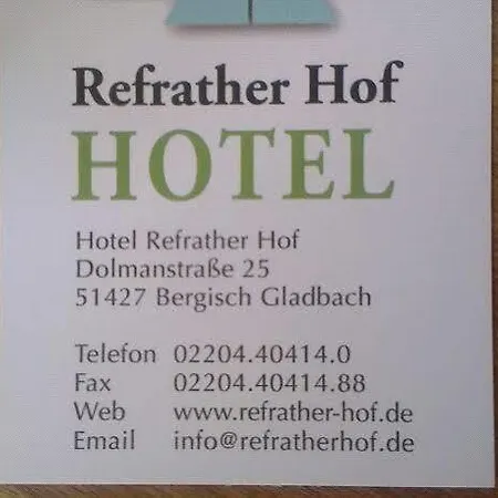 Refrather Hof Hotel Bergisch Gladbach